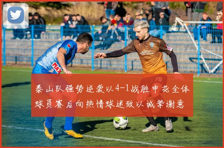 泰山队强势逆袭以4-1战胜申花全体球员赛后向热情球迷致以诚挚谢意